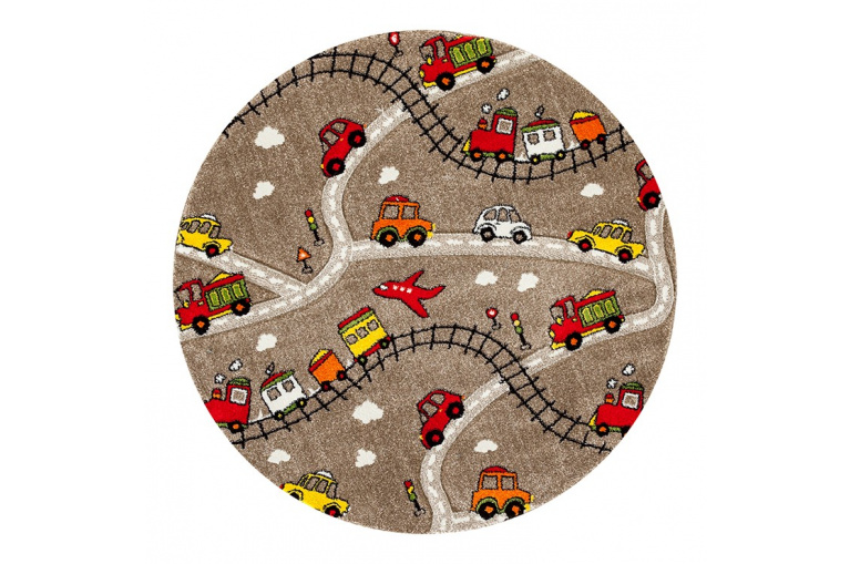 Kusový koberec Momo K11562-05 Coffee kruh