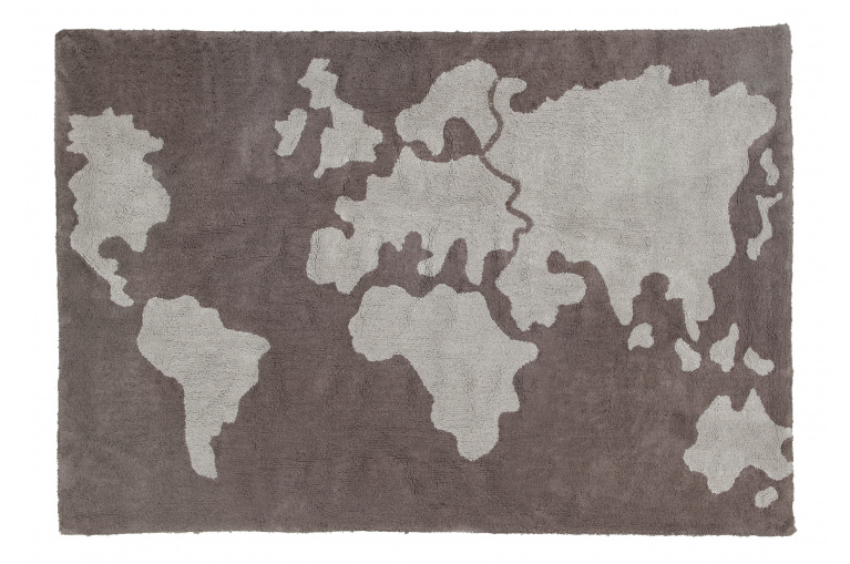 Ručně tkaný kusový koberec World Map