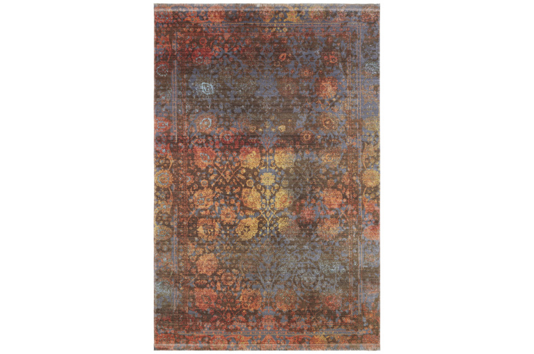 Kusový koberec Babur 103939 Blue/Brown/Red