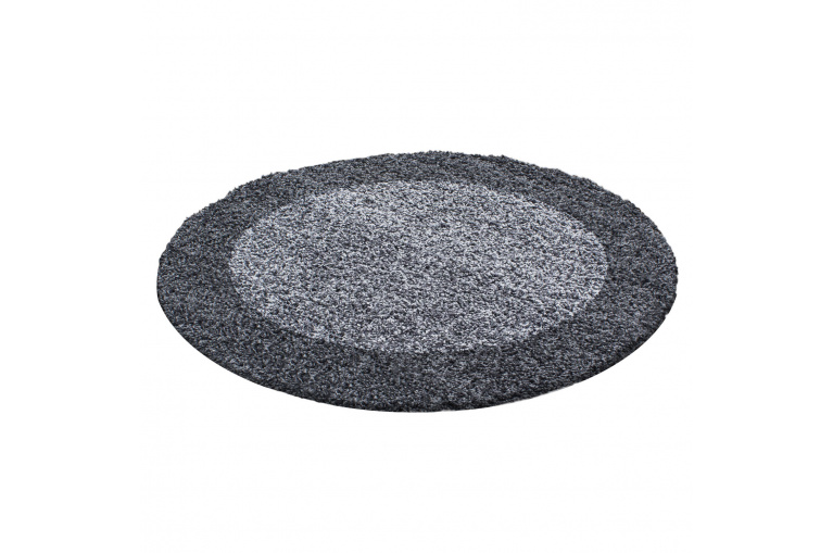 Kusový koberec Life Shaggy 1503 grey kruh