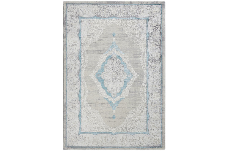 Kusový koberec Opulence 104713 Silver-turquoise