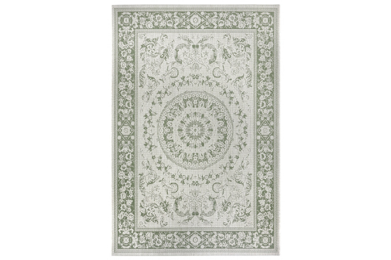 Kusový orientální koberec Flatweave 104813 Cream/Green