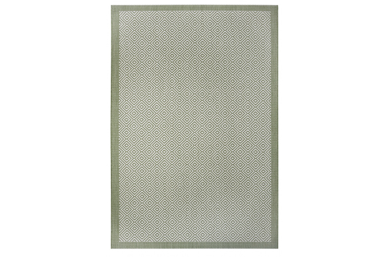 Kusový koberec Flatweave 104824 Green/Cream