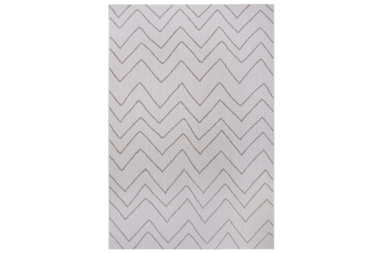 Kusový koberec Flatweave 104837 Cream/Light-brown