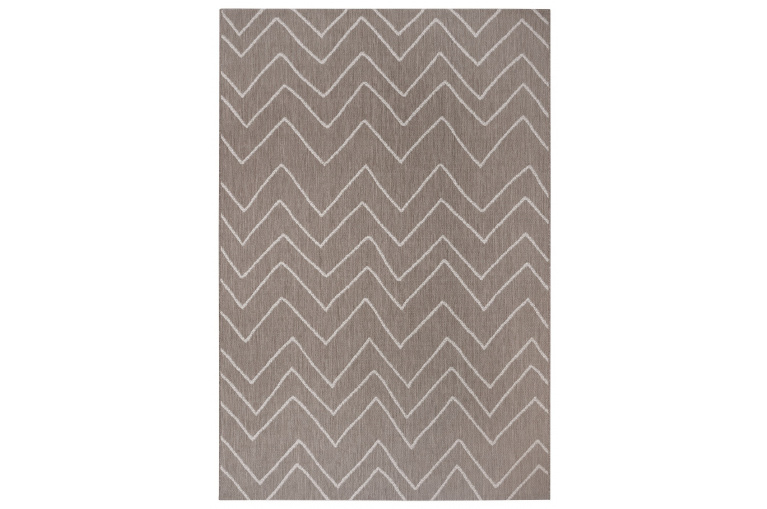 Kusový koberec Flatweave 104838 Light-brown/Cream