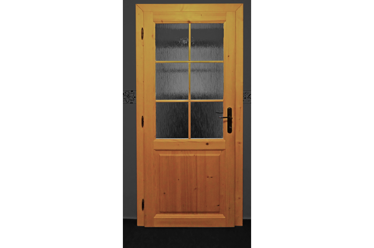 Interiérové dveře 2/3 prosklení - dřevěné dveře