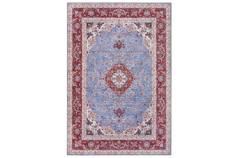 Kusový koberec Asmar 104968 light blue, dark red