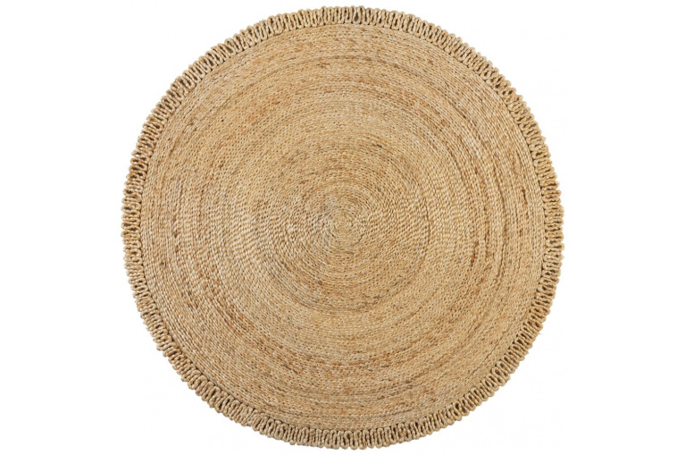 Kusový koberec Jute Eta Natural kruh