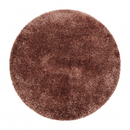 Kusový koberec Brilliant Shaggy 4200 Copper kruh