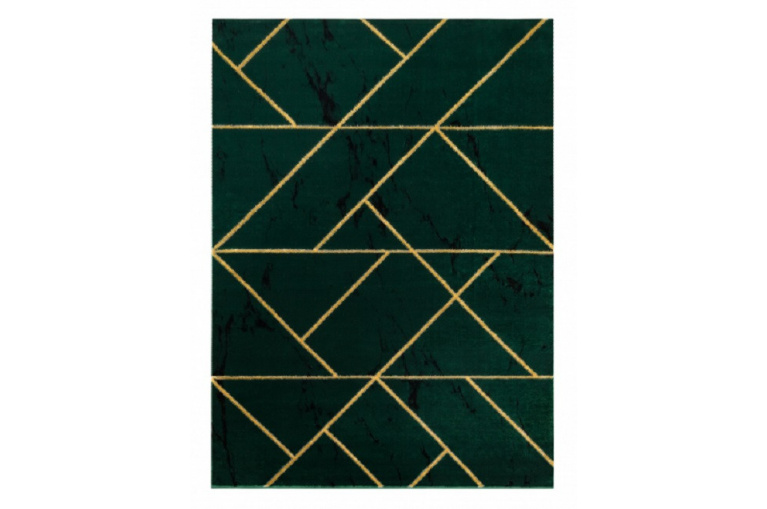 Kusový koberec Emerald geometric 1012 green and gold