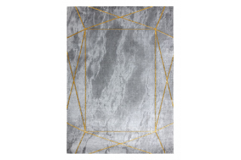 Kusový koberec Emerald 1022 grey and gold