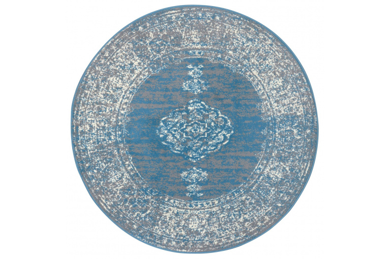 Kusový koberec Gloria 105516 Sky Blue kruh