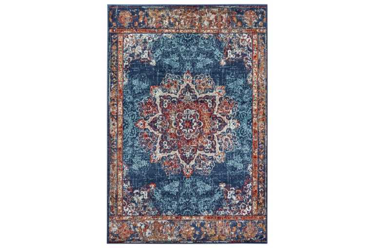 Kusový koberec Luxor 105637 Moderno Blue Multicolor