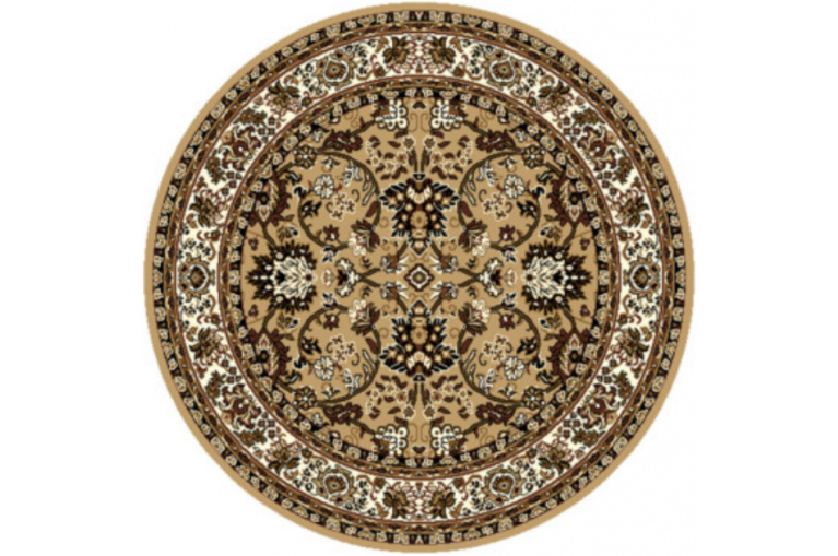 Kusový koberec TEHERAN T-117 beige kruh