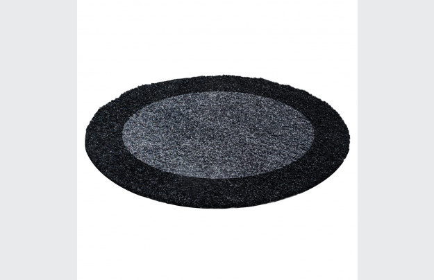 Kusový koberec Life Shaggy 1503 anthracit kruh