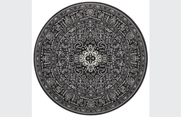 Kruhový koberec Mirkan 104436 Dark-grey