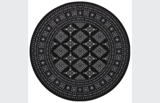 Kruhový koberec Mirkan 104109 Black