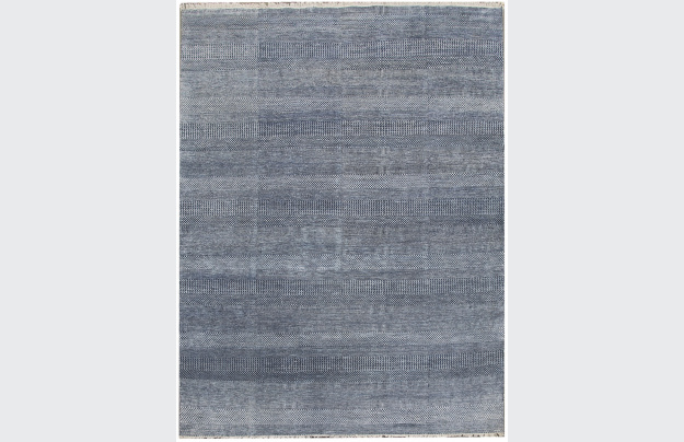 Ručně vázaný kusový koberec Diamond DC-MCN Denim blue/silver