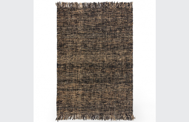 Kusový koberec Idris Black/Natural