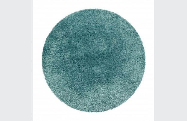 Kusový koberec Brilliant Shaggy 4200 Aqua kruh