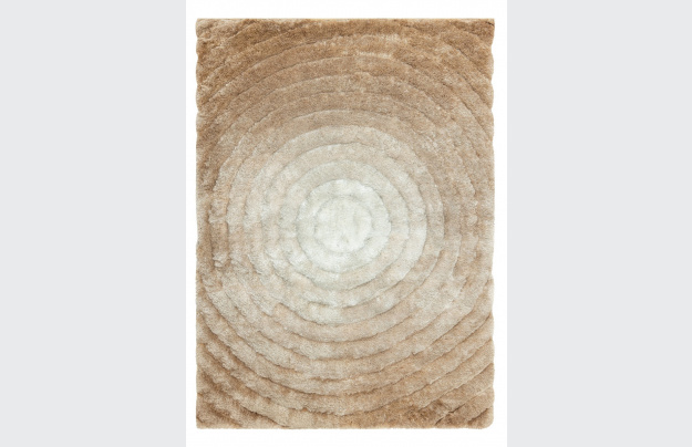 Kusový koberec Flim 008-B1 Circles beige