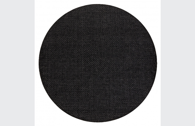 Kusový koberec Timo 6272 Black kruh – na ven i na doma