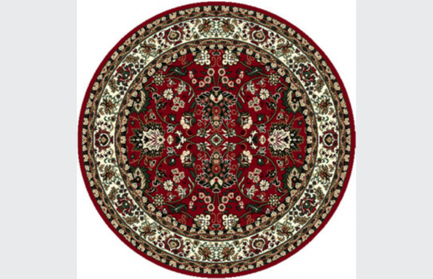Kusový koberec TEHERAN T-117 red kruh