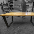 Originální designový jídelní stůl - Dub - Originální designový jídelní stůl