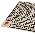 Kusový koberec Vini 103351 Labyrinth Bee & Flower 120x170 cm