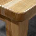 Klasický konferenční stolek se zaoblenými rohy - Dub - Klasický konferenční stolek se zaoblenými rohy