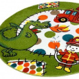 Kusový koberec Momo K11566-08 Green kruh
