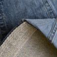 Ručně vyrobený kusový koberec Jeans Collage
