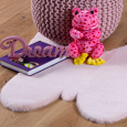 Dětský kusový koberec Luna 855 powder pink
