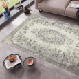 Kusový orientální koberec Chenille Rugs Q3 Cream/Grey