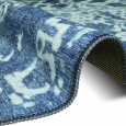 Kusový orientální koberec Chenille Rugs Q3 Light-blue