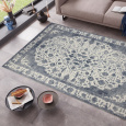 Kusový orientální koberec Chenille Rugs Q3 Silver-Grey