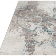Kusový koberec Opulence 104718 Slvergrey-turquoise