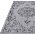 Kusový orientální koberec Flatweave 104818 Silver/grey