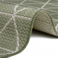 Kusový koberec Flatweave 104836 Green/Cream