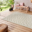 Kusový koberec Flatweave 104842 Cream/Green