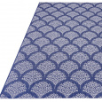 Kusový koberec Flatweave 104866 Blue/Cream