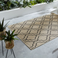Kusový koberec Florence Alfresco Milan Beige/Black