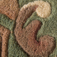 Ručně všívaný kusový koberec Lotus premium Green