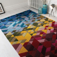 Ručně všívaný kusový koberec Illusion Kingston Multi