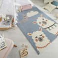 Dětský kusový koberec Cadiz Kids Llama Multi