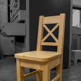 Jídelní židle - klasik celodřevěná s křížem - Jídelní židle - klasik celodřevěná s křížem