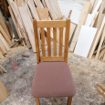 Jídelní židle - klasik s čalouněným sedákem - Jídelní židle - klasik s čalouněným sedákem