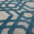 Kusový koberec Piatto Oro Blue kruh