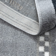 Dětský kusový koberec Fun Track grey