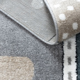 Dětský kusový koberec Fun Strade grey